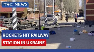 Dozens dead After Rockets Hit Railway Station in Ukraine