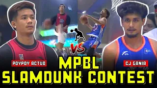 POYPOY ACTUB vs CJ GANIA SA FINALS NG MPBL SLAMDUNK CONTEST! ANG TINDI NG MGA SALAMPAK!