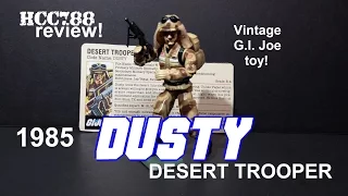 HCC788 - 1985 DUSTY - Desert Trooper - Vintage G.I. Joe toy review! S03E25