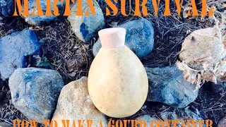 How to Make a Gourd Container