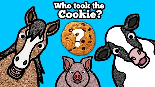 Who Took The Cookie? | Kids Songs & Nursery Rhyme | Sing Along with Farm Animals