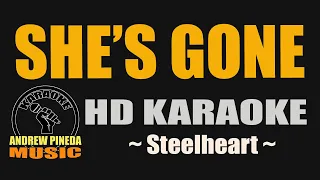 SHE'S GONE (HD Karaoke) ~ Steelheart ~