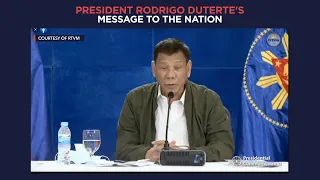 President Duterte's recorded message to the nation | Thursday, September 2