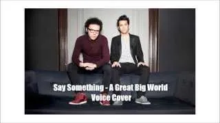 Say something - A Great Big World [Voice Cover]