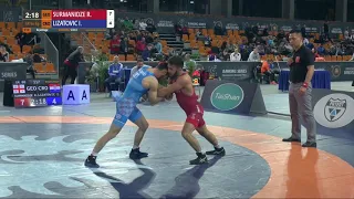 Repechage GR - 60 kg: R. SURMANIDZE (GEO) v. I. LIZATOVIC (CRO)