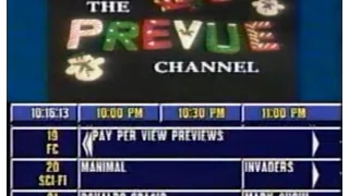 Prevue Channel on Paragon Cable (with Christmas Cookies Idents!)