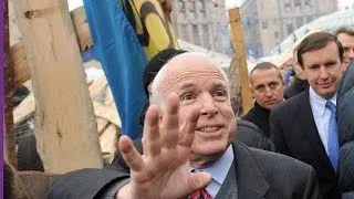 John McCain addresses Ukrainian protesters in Kiev