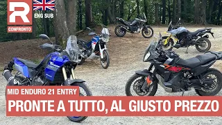 Comparativa Enduro medie con ruota da 21" 2023 - Strada e Fuoristrada qual è la migliore?