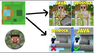 RÓŻNICE między MINECRAFT BEDROCK, a JAVA OD JAM JEST JAKUB NA MOIM KANALE