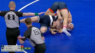 197lbs Max Dean (Penn State) vs Jay Aiello (Virginia)