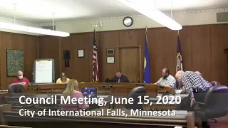 City Council Meeting for June 15, 2020