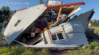 06-25-2023 Greenwood, IN  - Tornado damage VOSOT