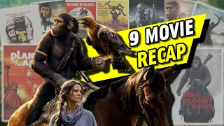 Planet of the Apes Series RECAP - All 9 Films | Fast Fan Recaps