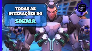 Todas as Interações do SIGMA!!!  😝🧠 (entre personagens, mapas, etc...) - OVERWATCH 2