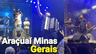 João Gomes Tarcisio do Acordeon Vitor Fernandes no Parque de Exposições em Araçuaí Minas Gerais 2022