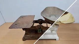 Rusty Kitchen Scales Restoration