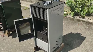 10kW🔥LAFAT камин на пеллетах на одной загрузке сутки обогрева совет Тепло Без Газ