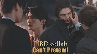 BL Multifandom || HBD collab || Can't Pretend