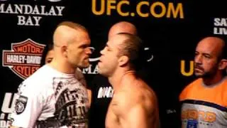 Chuck Liddell vs Wanderlei Sylva weigh ins