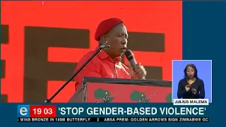 Malema calls for an end to gender based violence