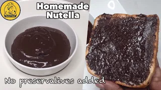 Homemade Nutella | Tiffin Box | How to make Nutella | Chocolate Hazelnut Spread | Nutella Recipe