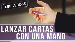 COMO REPARTIR Y LANZAR CARTAS CON UNA MANO LIKE A BOSS