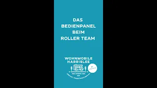 DAS BEDIENPANEL BEIM ROLLER TEAM