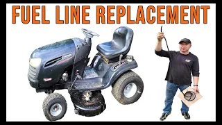 Lawn Tractor Fuel Line Replacement - Step By Step Repair