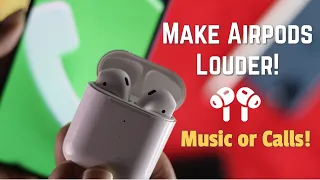 Make Your AirPods Louder [ AirPods Pro & 2 ] on iPhone | Fix volume issues!