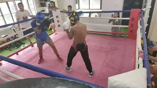 kid the pitbull TAYASAN vs jezther salvador open sparring session Kombat sports kalayaan