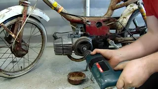 Puch Rog moped engine start  after long time