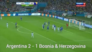 World Cup 2014 All Goals Part 6 - Group F