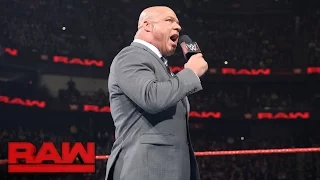 Kurt Angle reveals how Universal Champion's challenger will be determined: Raw, May 15, 2017