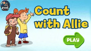 curious george👐  count with Allie ✌PBS kids Learning 123 games