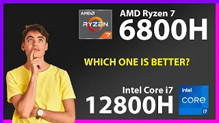 AMD Ryzen 7 6800H vs INTEL Core i7 12800H Technical Comparison