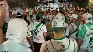 BATERIA MANCHA VERDE SAINDO DO ALLIANZ PARQUE