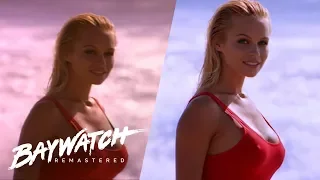 Baywatch Remastered Opening Credits SD to HD Comparison