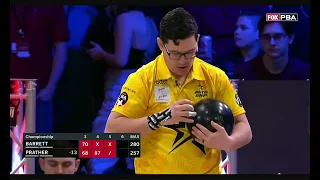 2022 PBA Tournament of Champions Finals - Kris Prather vs Dom Barrett #bowling #strike