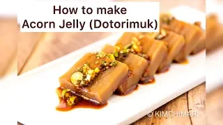 How to make Acorn Jelly (Dotorimuk) from Powder