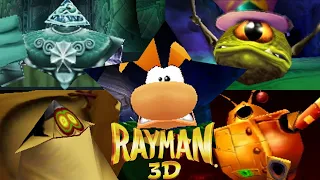 Rayman 3D: All Boss Battles (No Damage Taken)