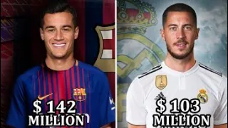 Top 10 DUMBEST Transfers in Football History (Hazard, Coutinho, Dembele & more)