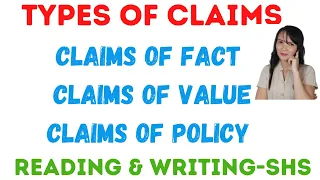 Types of claims in argument | Reading and writing