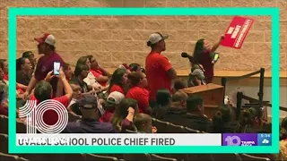 Uvalde CISD fires police chief Pete Arredondo following school board meeting
