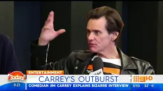 Jim Carrey Explains Bizarre Interview
