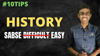 How to Study History 😎 | Score Good Marks in History | Class 11 and 12 | Humanities/Arts | 10 Tips