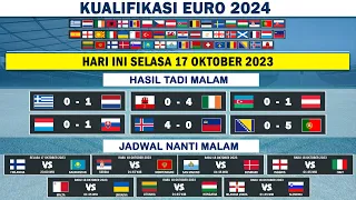 Hasil Kualifikasi Euro Hari ini Selasa 17 Oktober 2023 Jadwal Inggris vs Italia Malam ini