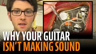 No sound from your guitar? Let's figure it out...