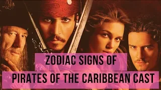 Zodiac Signs of Pirates of Caribbean Stars | ZodiacReads