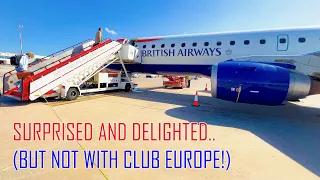 Ibiza to London City with BA CityFlyer.  A great flight, if you choose the right cabin.