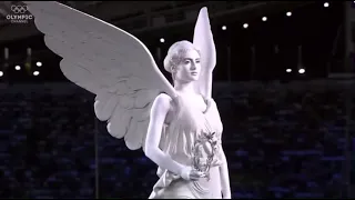 Athens 2004 Opening ceremony at the Olympics.